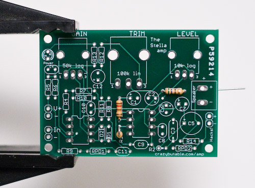 The board with R3 and Rf correctly placed.